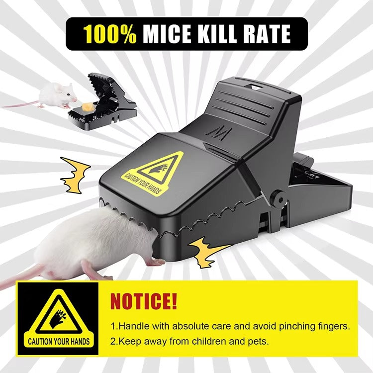 Durable Mouse Trap Reusable Rodent Catcher For Home, Kitchen, And Office - Pack Of 1